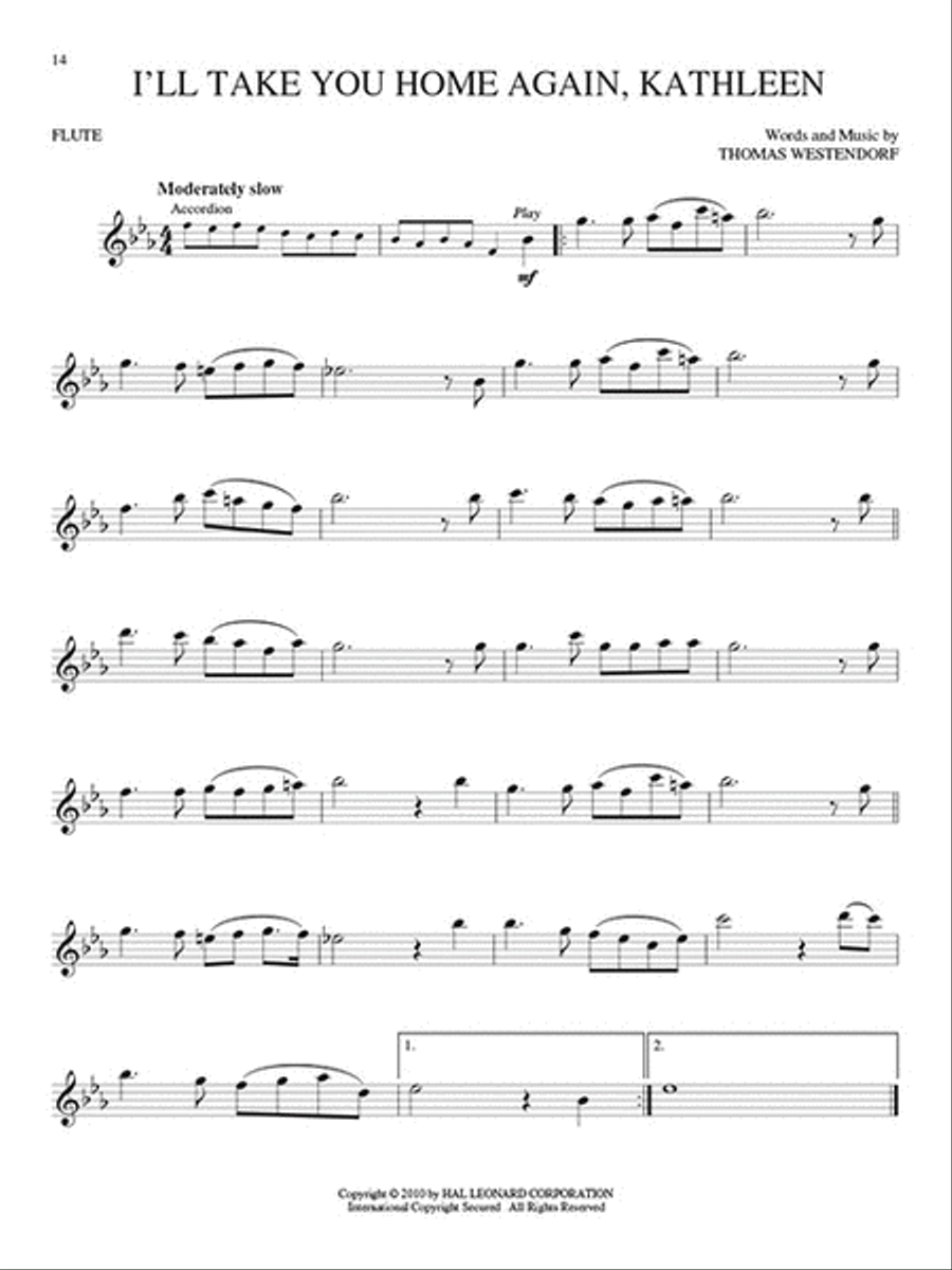 Irish Favorites Irish Favorites Flute Solo scores gallery preview page 4