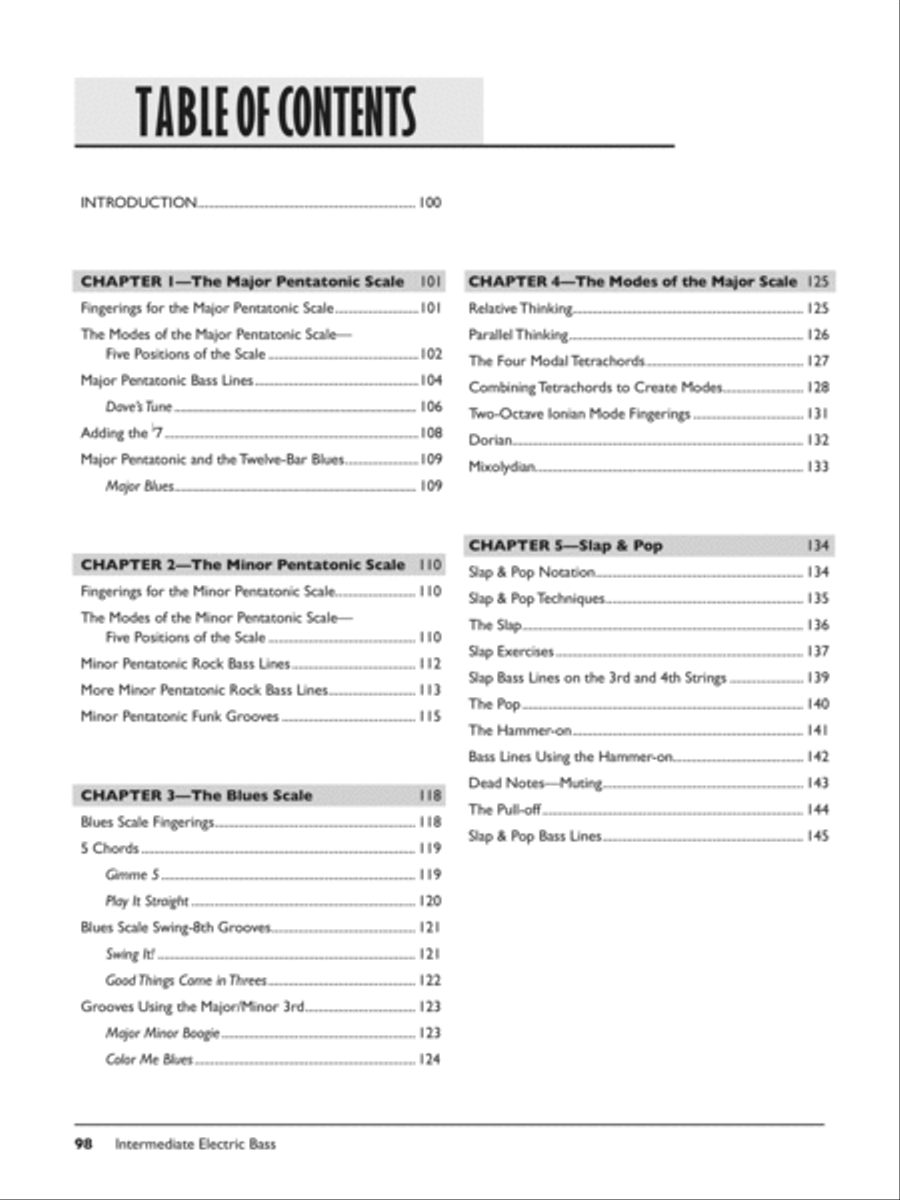 Complete Electric Bass Method Complete Edition Bass Guitar scores gallery preview page 4