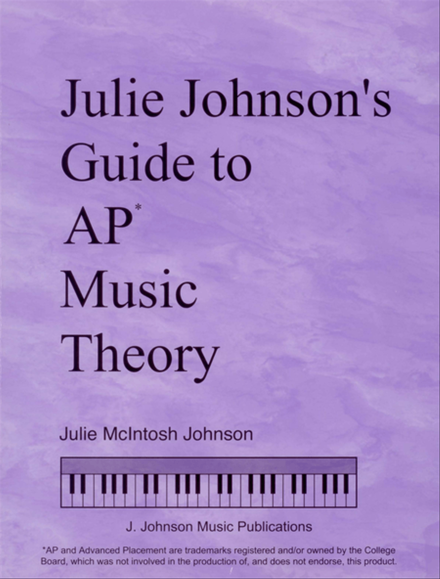 Julie Johnson's Guide to AP Music Theory CD scores gallery preview page 1