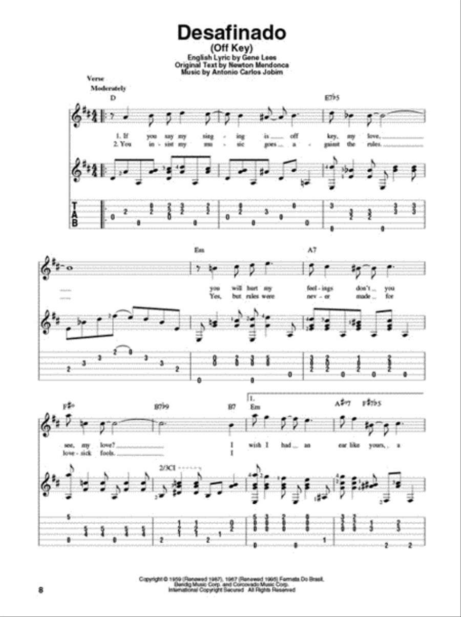 Fingerpicking Latin Standards Fingerpicking Guitar scores gallery preview page 4