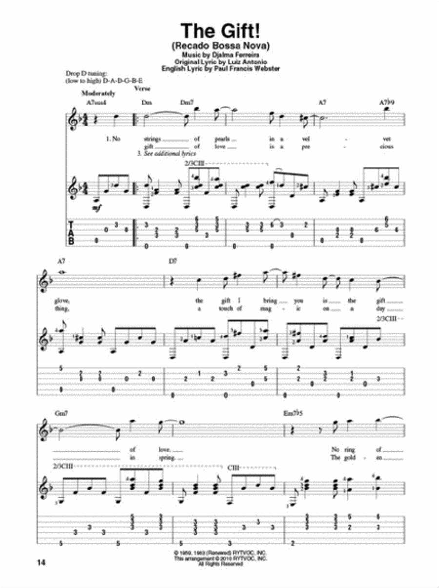 Fingerpicking Latin Standards Fingerpicking Guitar scores gallery preview page 5