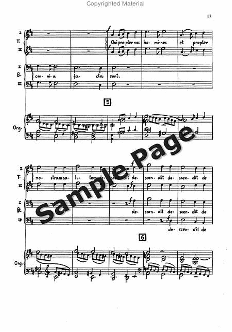 Messa Breve Men's Choir (ttbb) And Organ TTBB scores gallery preview page 16