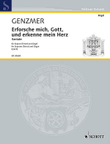 Erforsche Mich, Gott Und Erkenne Mein Herz Kantate Voice (sop Or Ten) And Organ