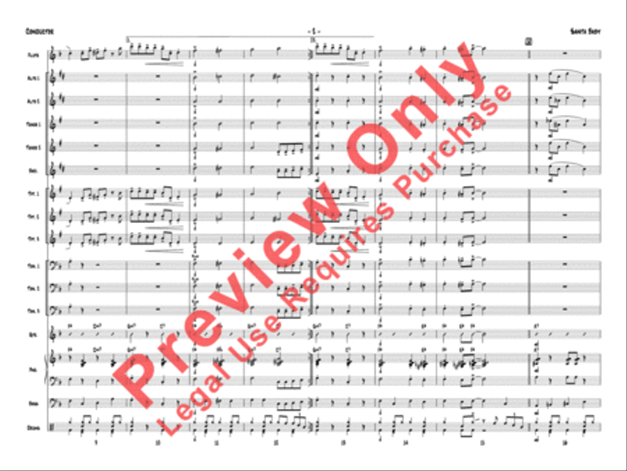 Santa Baby Santa Baby Jazz Ensemble scores gallery preview page 5