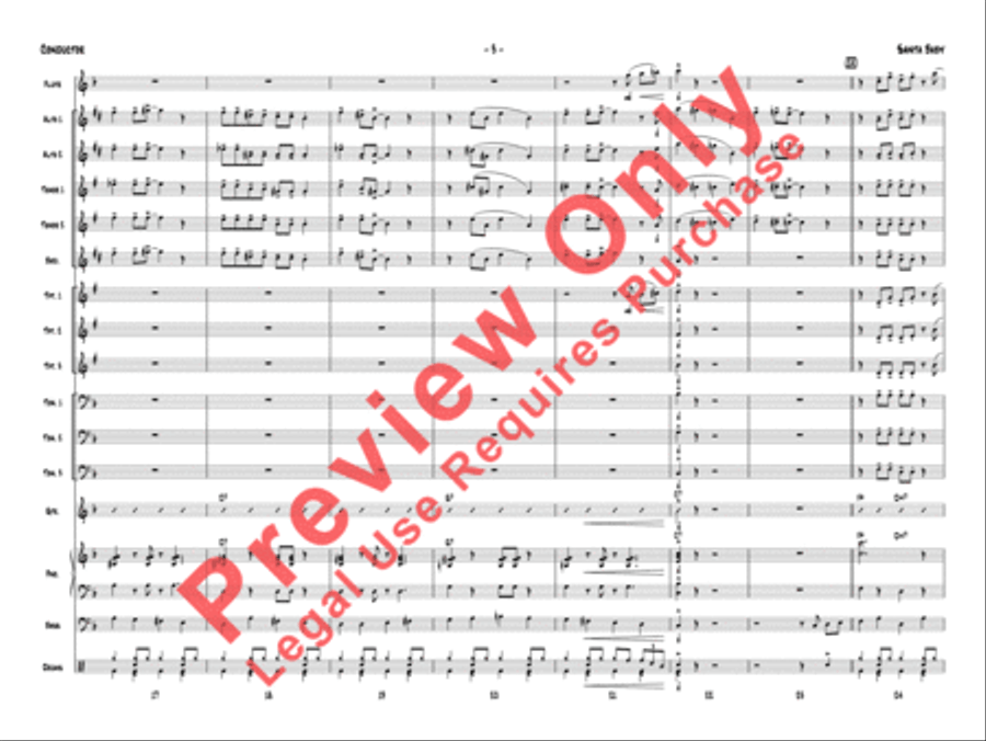 Santa Baby Santa Baby Jazz Ensemble scores gallery preview page 6