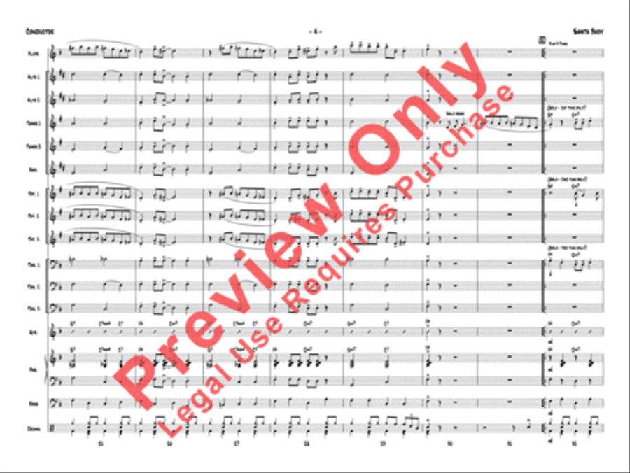 Santa Baby Santa Baby Jazz Ensemble scores gallery preview page 7