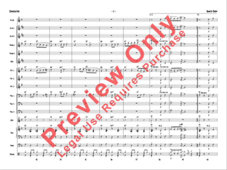 Santa Baby Santa Baby Jazz Ensemble scores gallery preview page 8