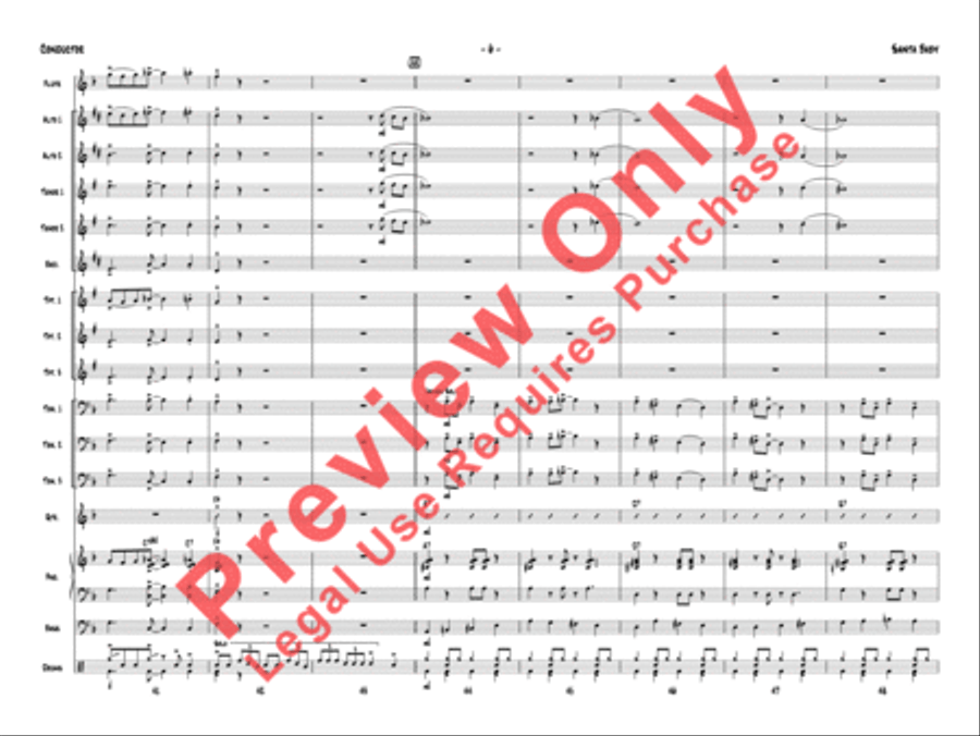 Santa Baby Santa Baby Jazz Ensemble scores gallery preview page 9