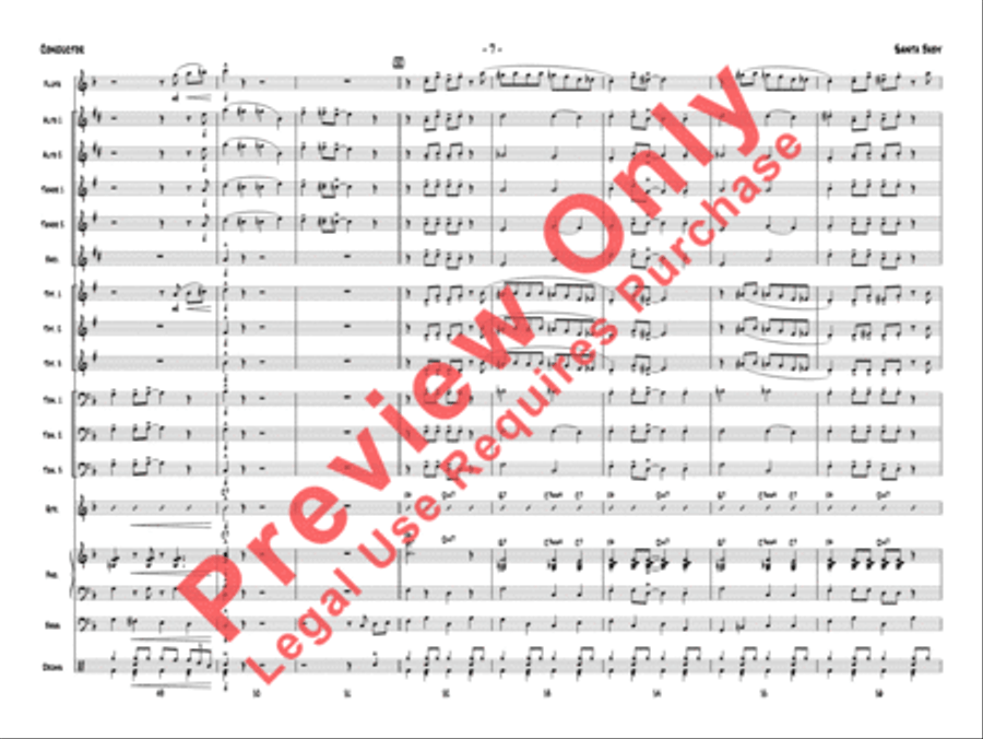 Santa Baby Santa Baby Jazz Ensemble scores gallery preview page 10