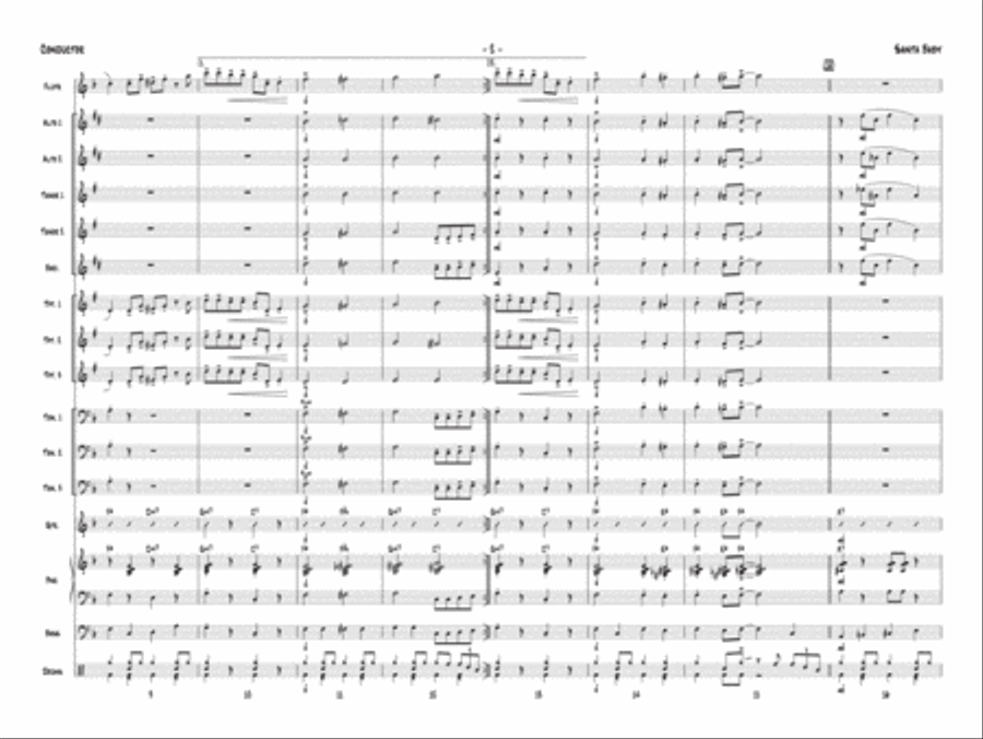 Santa Baby Santa Baby Jazz Ensemble scores gallery preview page 13