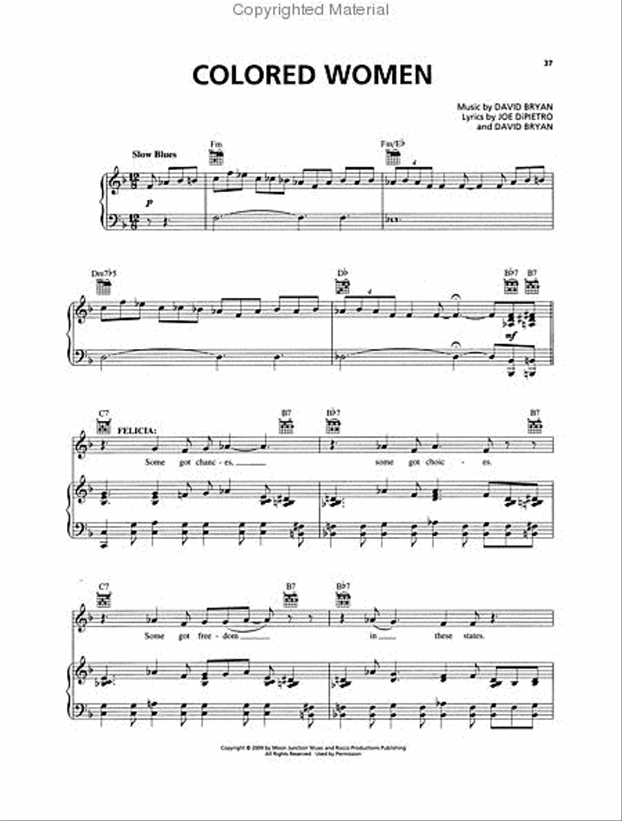 Memphis Piano, Vocal, Guitar scores gallery preview page 4