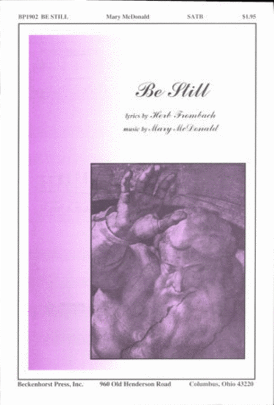 Be Still 4-Part scores gallery preview page 1