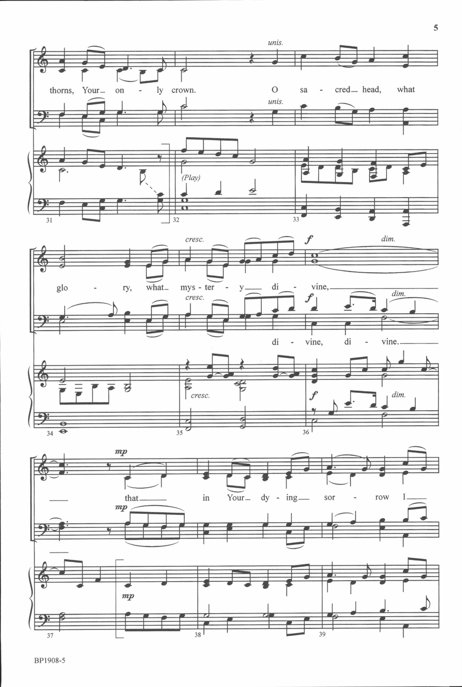 Show Me Your Cross Show Me Your Cross 4-Part scores gallery preview page 5
