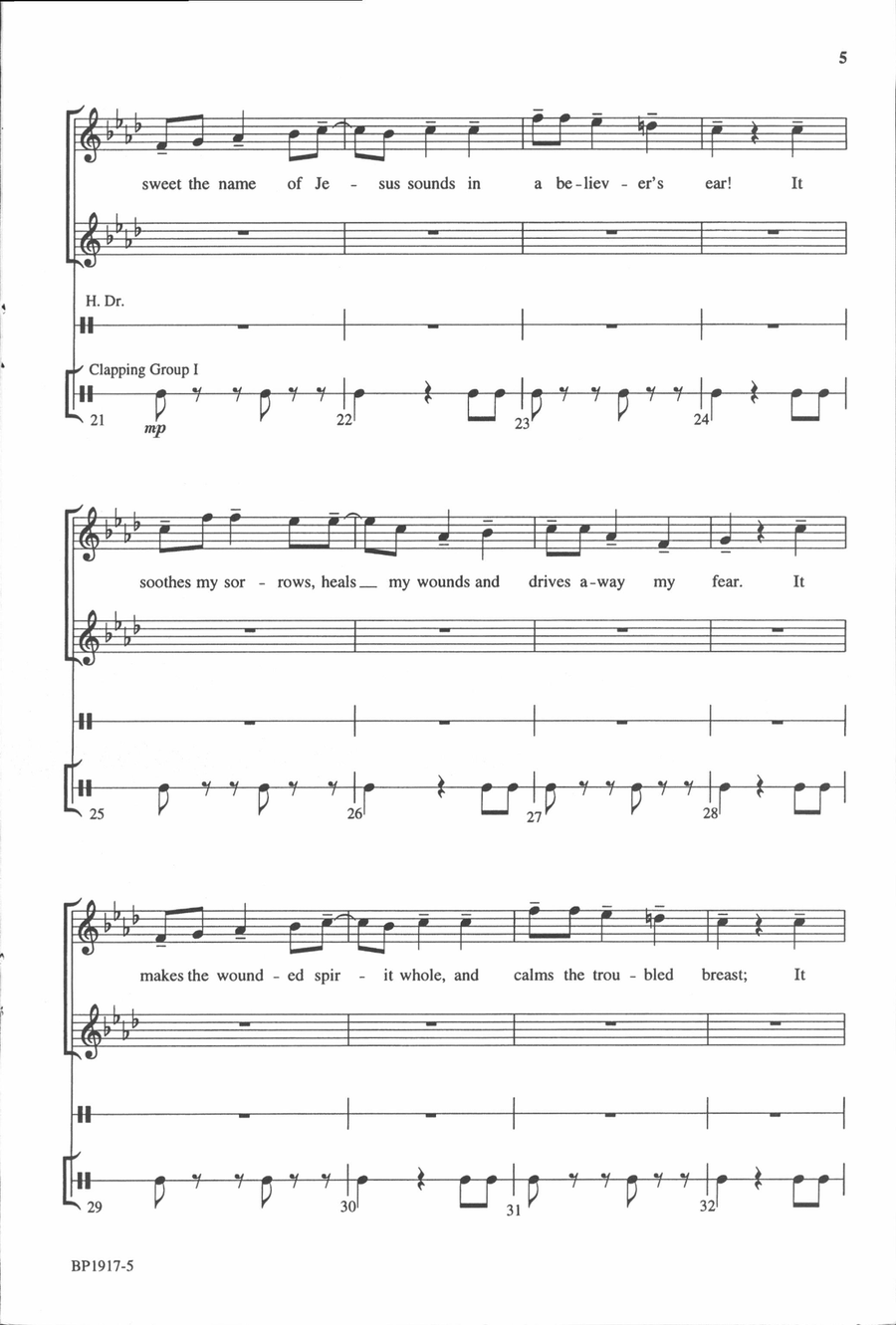 The Name of Jesus - SSAA The Name of Jesus - SSAA SSAA scores gallery preview page 4