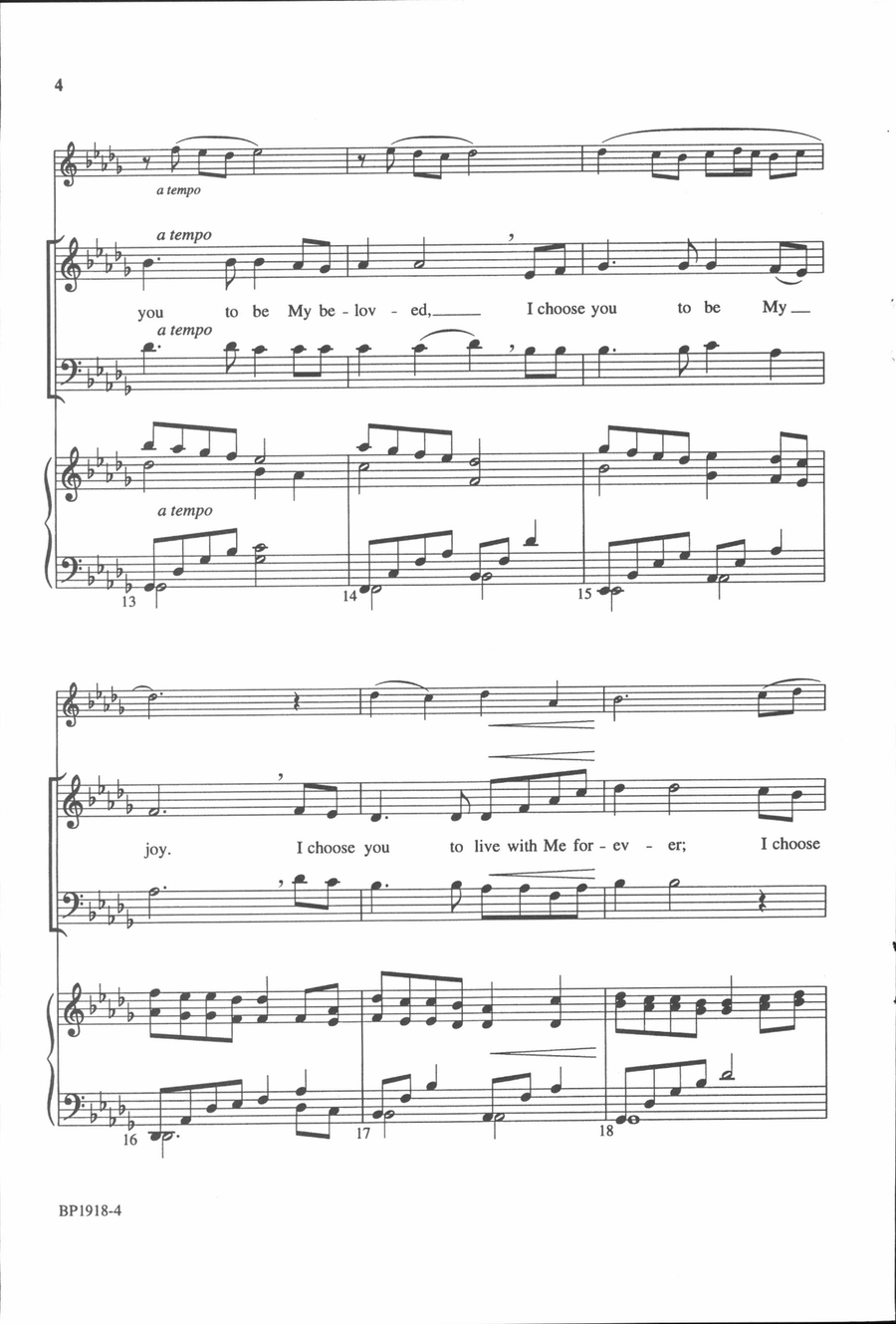 I Choose You - 2 part I Choose You - 2 part 2-Part scores gallery preview page 4