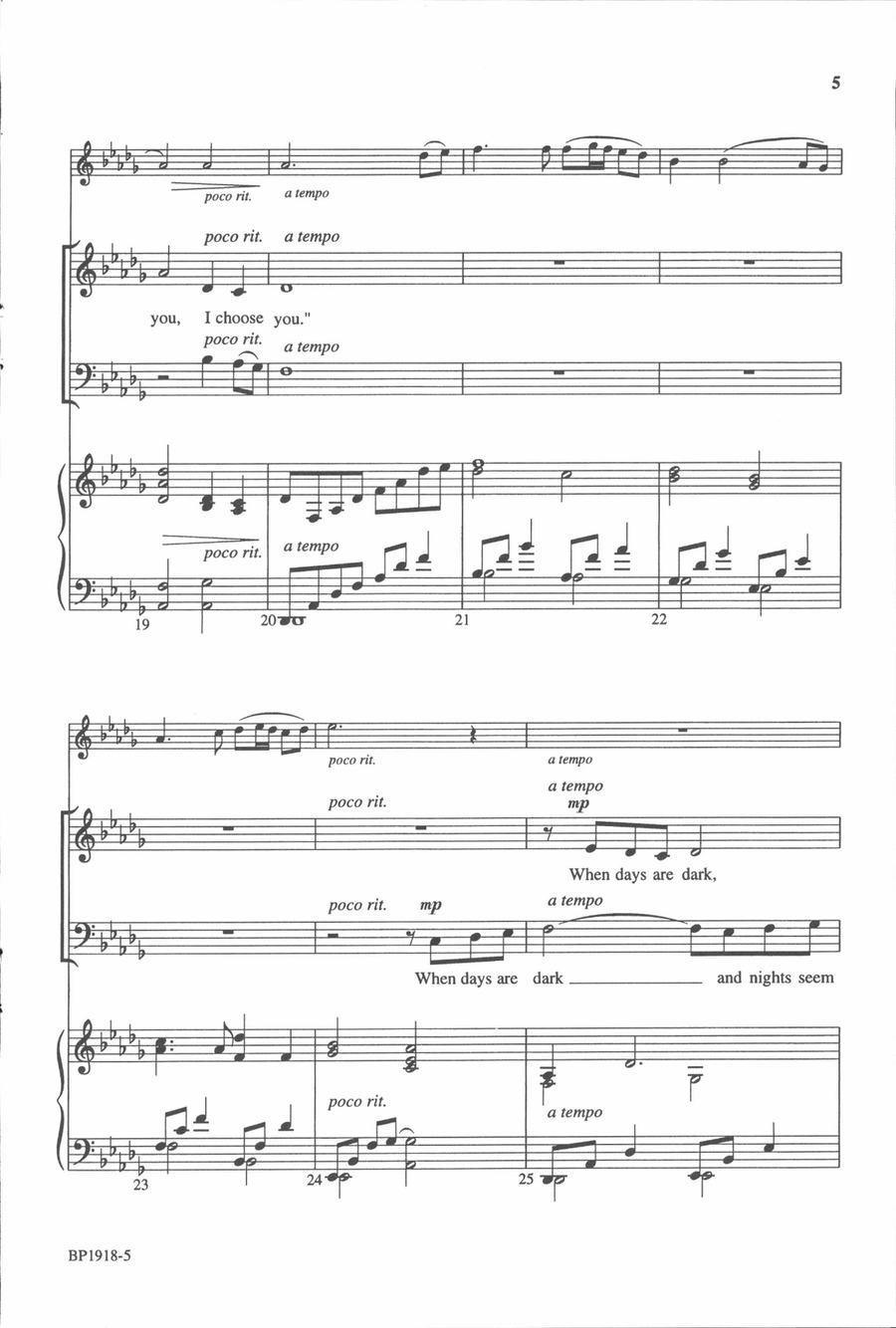 I Choose You - 2 part I Choose You - 2 part 2-Part scores gallery preview page 5