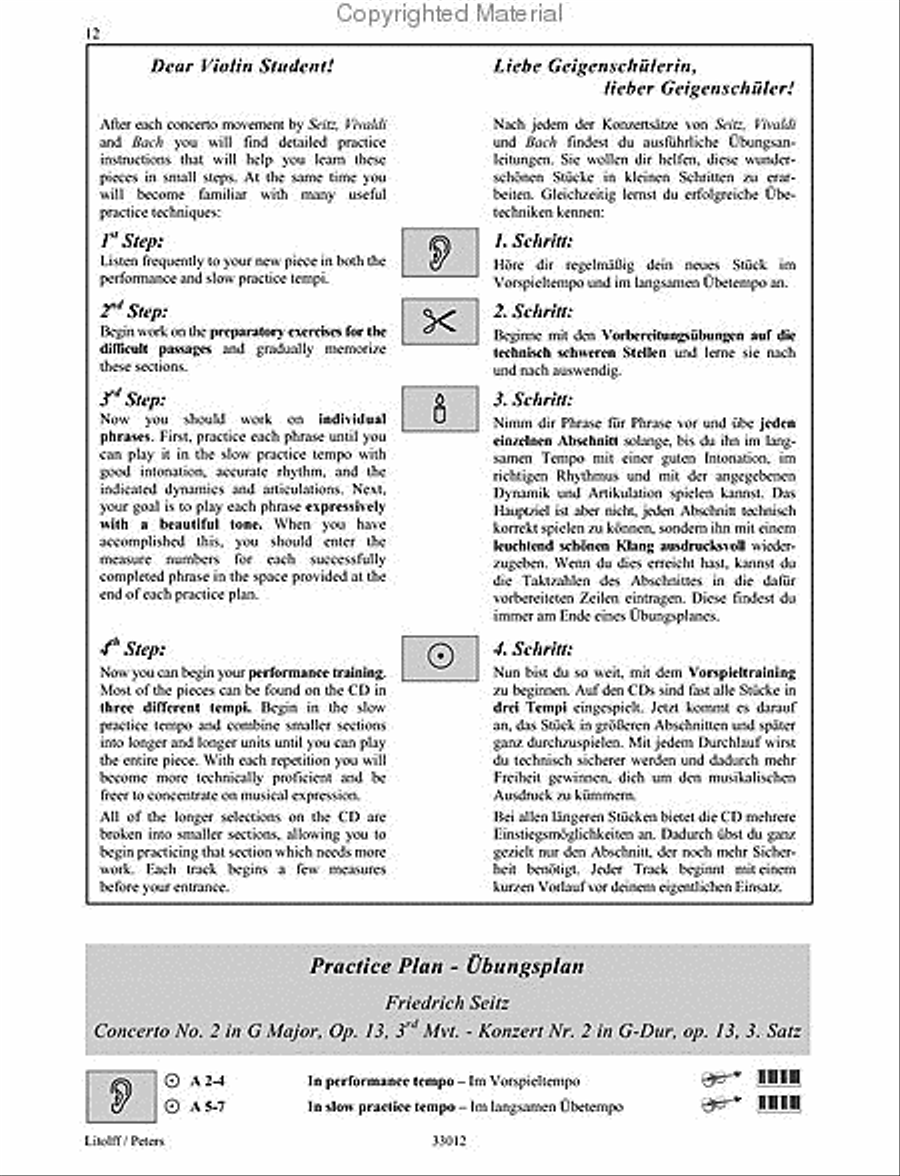 Recital Training [incl. CD] Violin Solo scores gallery preview page 2