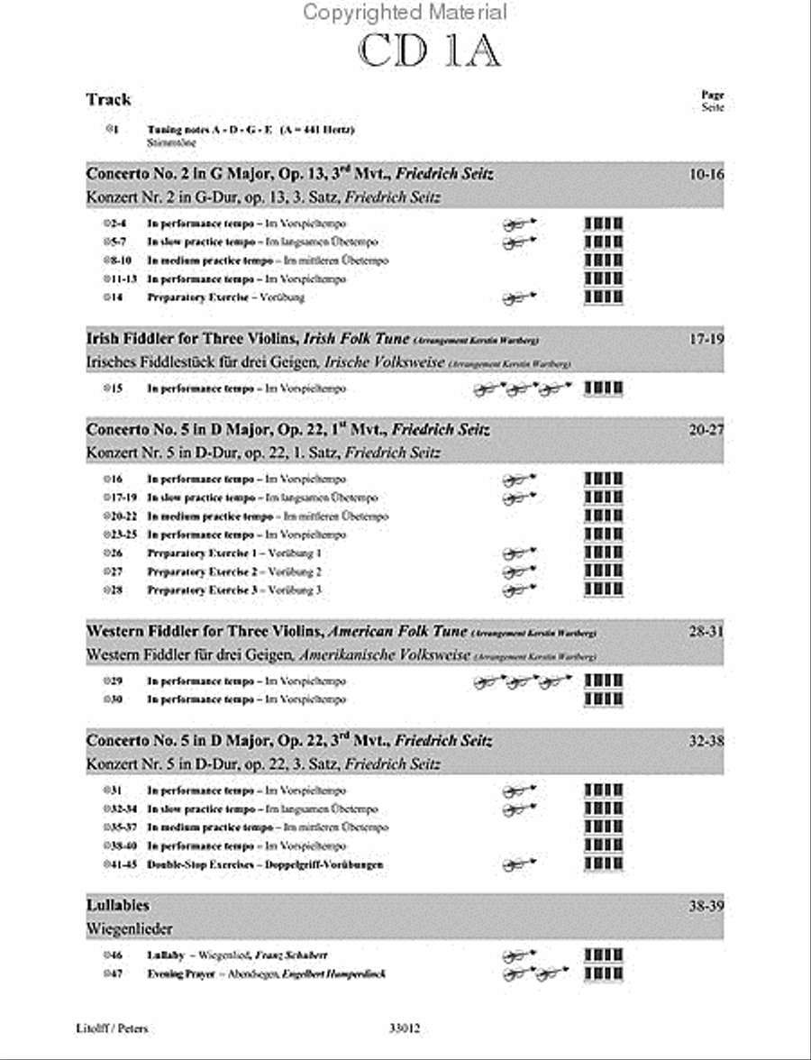 Recital Training [incl. CD] Violin Solo scores gallery preview page 8