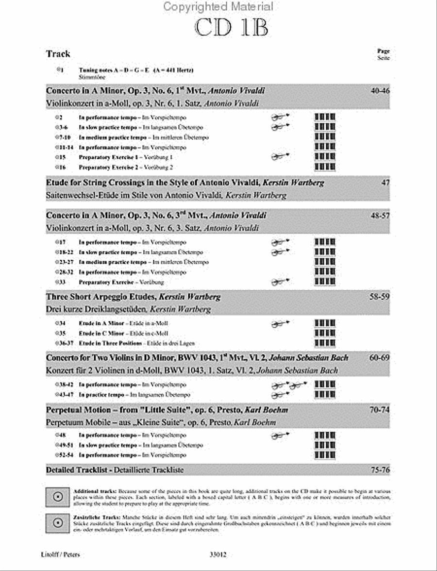 Recital Training [incl. CD] Violin Solo scores gallery preview page 9