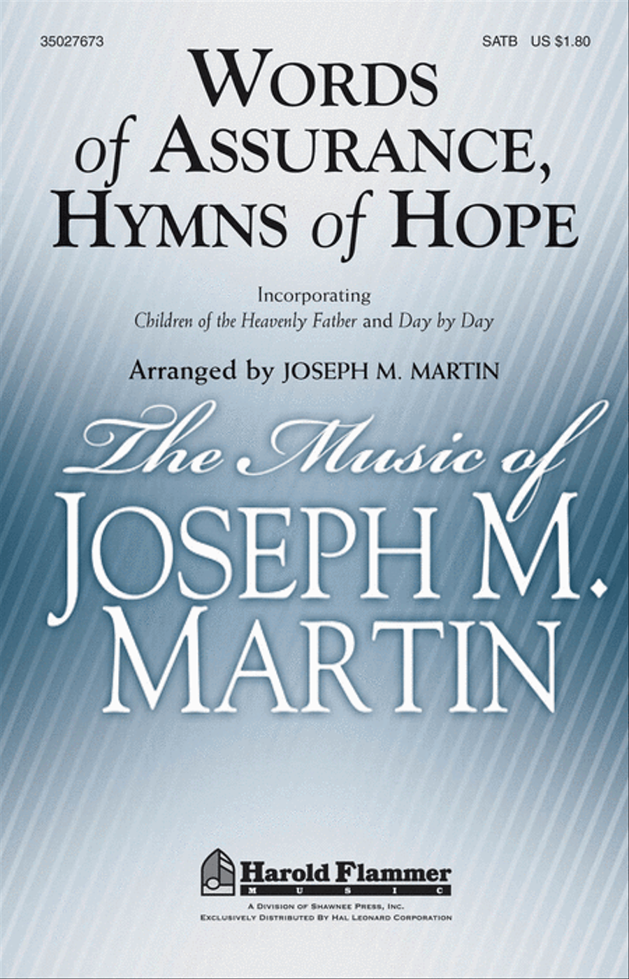 Words of Assurance, Hymns of Hope 4-Part scores gallery preview page 1