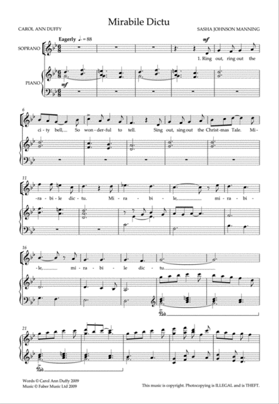 Mirabile Dictu Mirabile Dictu 4-Part scores gallery preview page 5