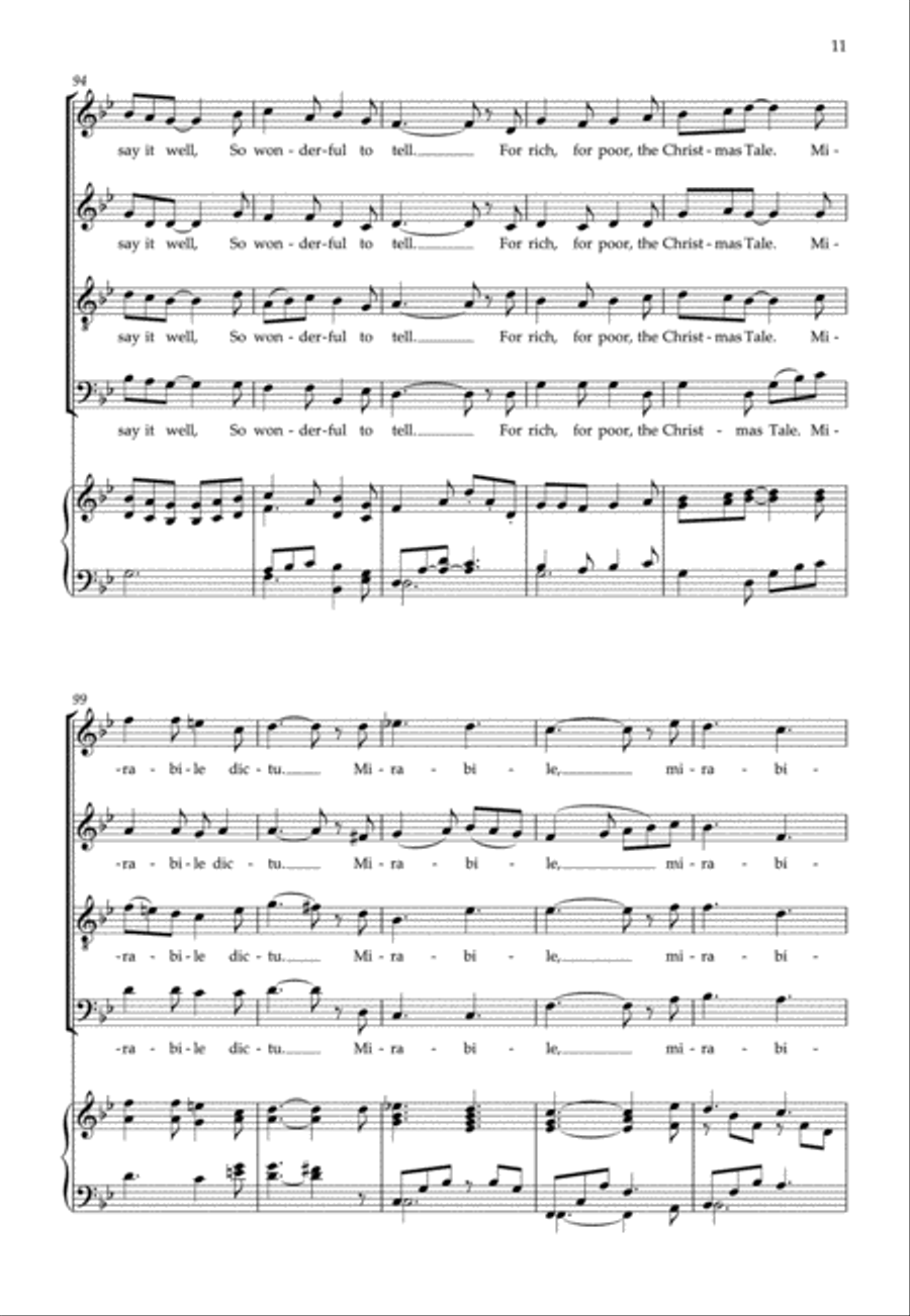 Mirabile Dictu Mirabile Dictu 4-Part scores gallery preview page 6