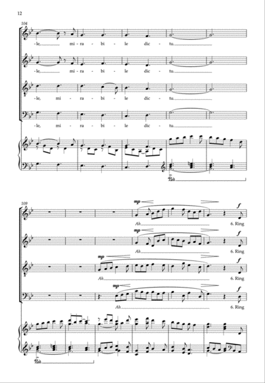 Mirabile Dictu Mirabile Dictu 4-Part scores gallery preview page 7