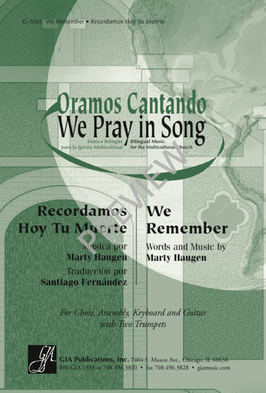 We Remember / Recordamos hoy tu muerte