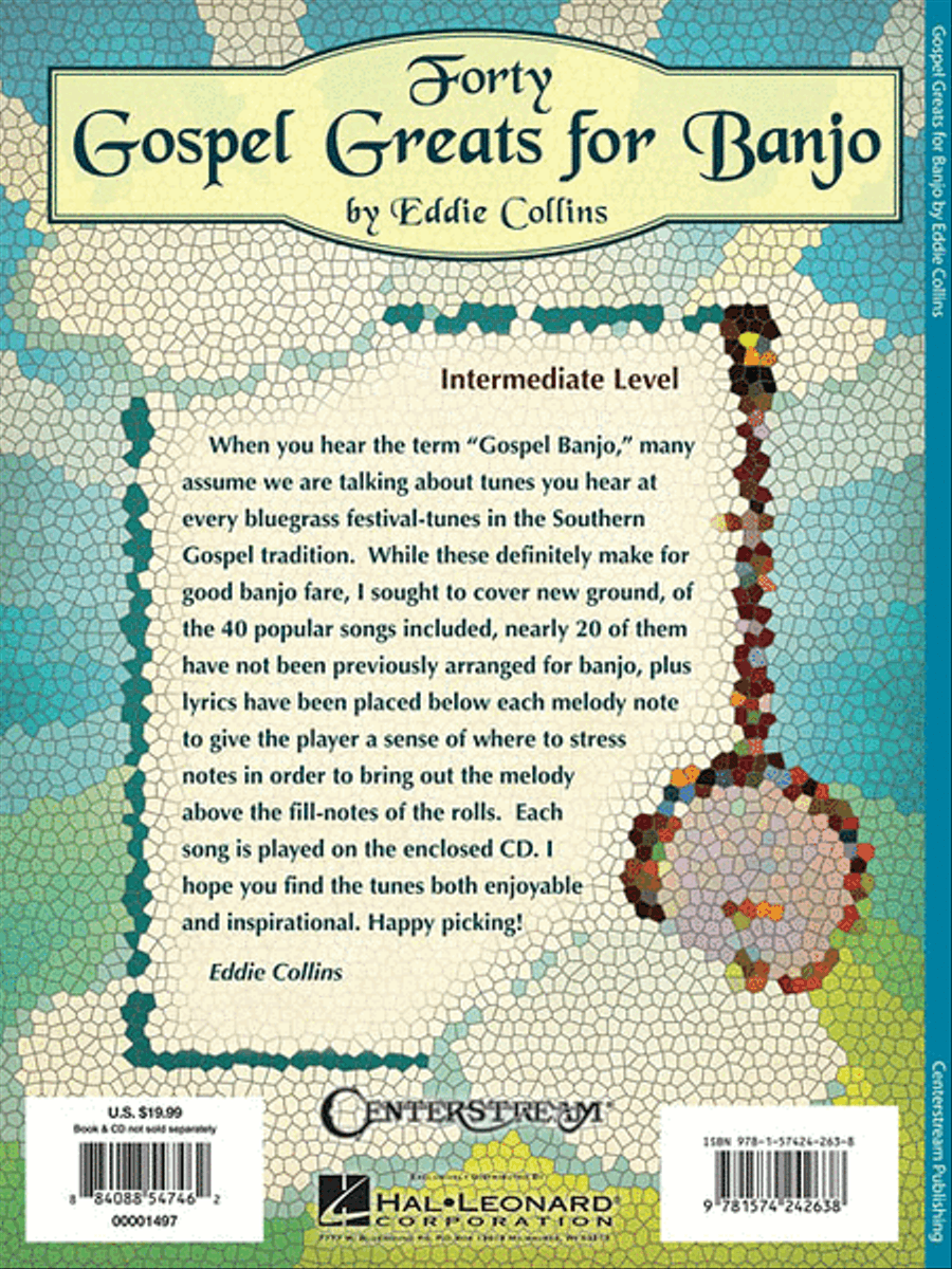 Forty Gospel Greats for Banjo Banjo scores gallery preview page 2