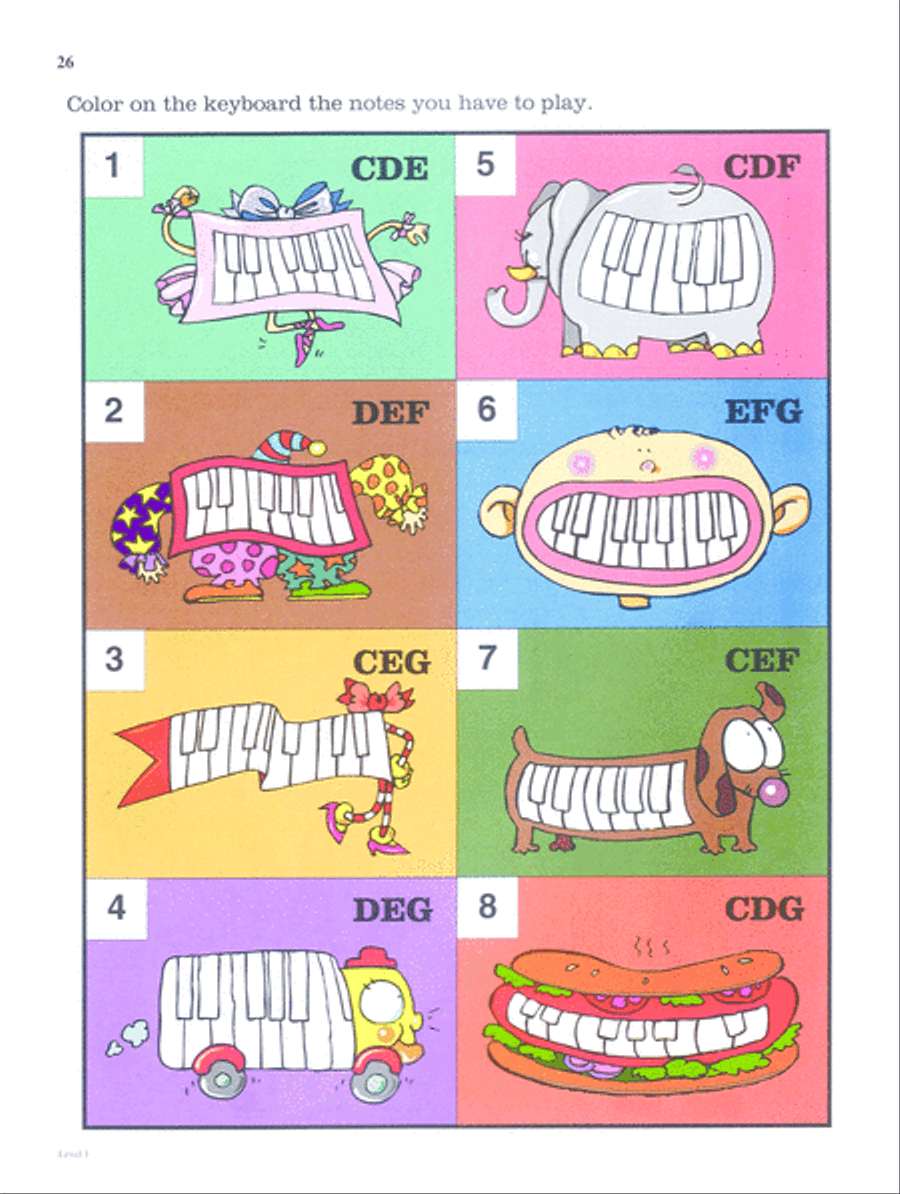 Theory Made Easy for Kids, Level 1 Collection / Songbook scores gallery preview page 2