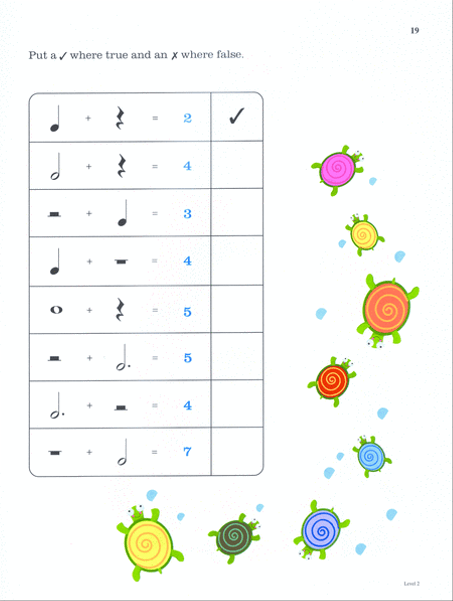 Theory Made Easy for Kids, Level 2 Collection / Songbook scores gallery preview page 2