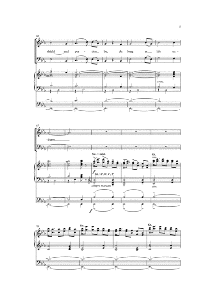 Amazing grace! Amazing grace! 4-Part scores gallery preview page 5