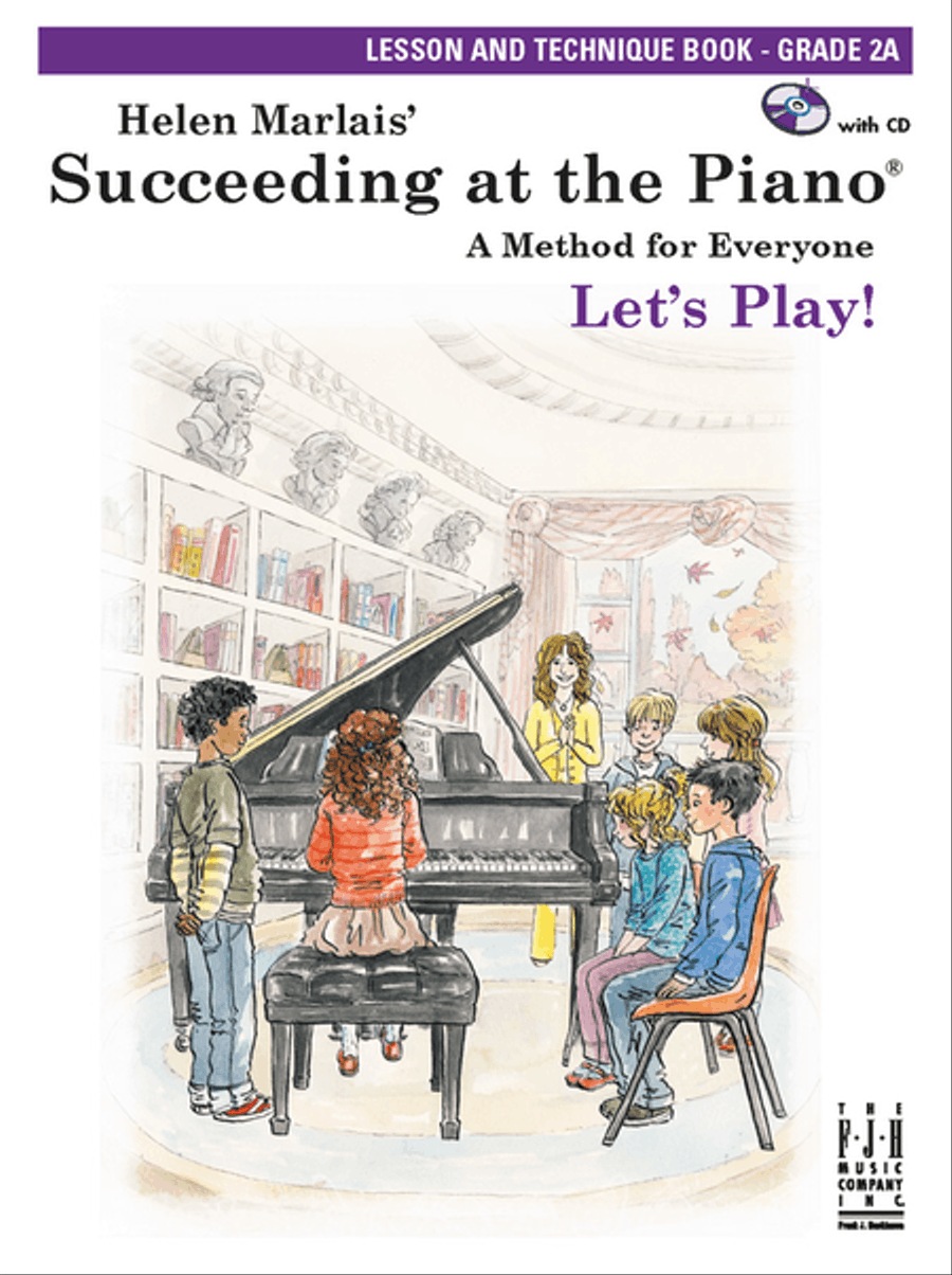 Succeeding at the Piano Lesson & Technique Book - Grade 2A (with CD) Piano Method scores gallery preview page 1