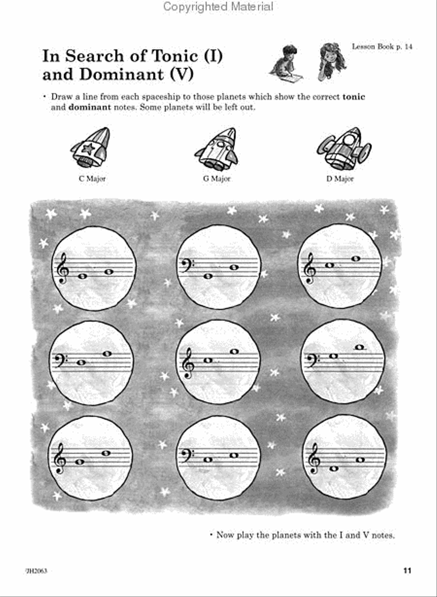 Succeeding at the Piano Lesson & Technique Book - Grade 2A (with CD) Piano Method scores gallery preview page 3