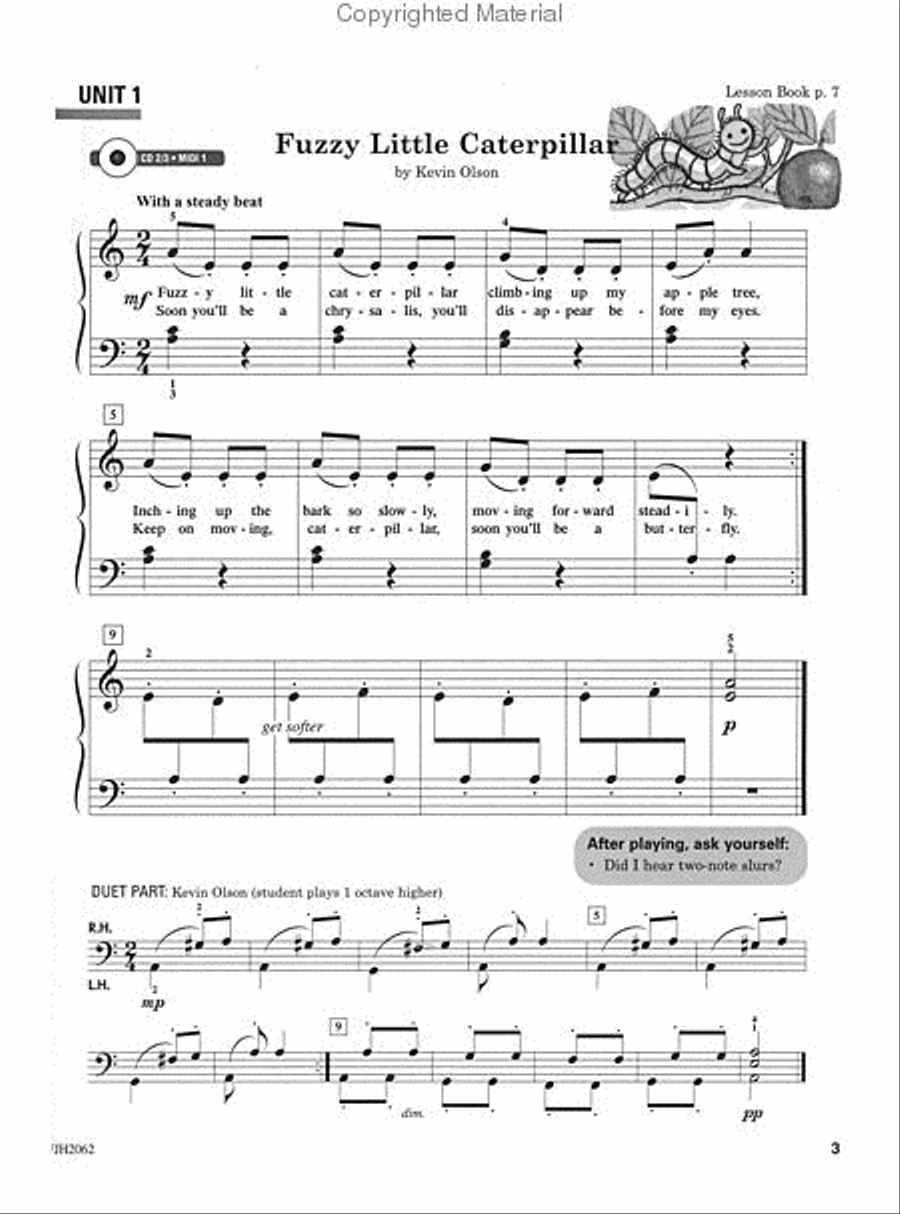 Succeeding at the Piano Recital Book (with CD) - Grade 2A Piano Method scores gallery preview page 2