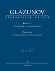 Concerto for Alto-Saxophone and String Orchestra E flat major op. 109