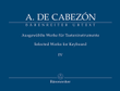 Ausgewahlte Werke fur Tasteninstrumente, Band IV