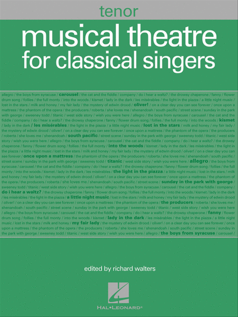 Musical Theatre for Classical Singers Voice scores gallery preview page 1