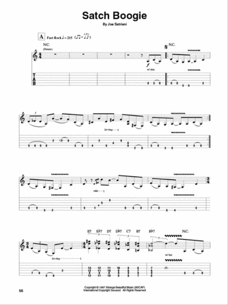 Rock Instrumentals Guitar Tablature scores gallery preview page 5