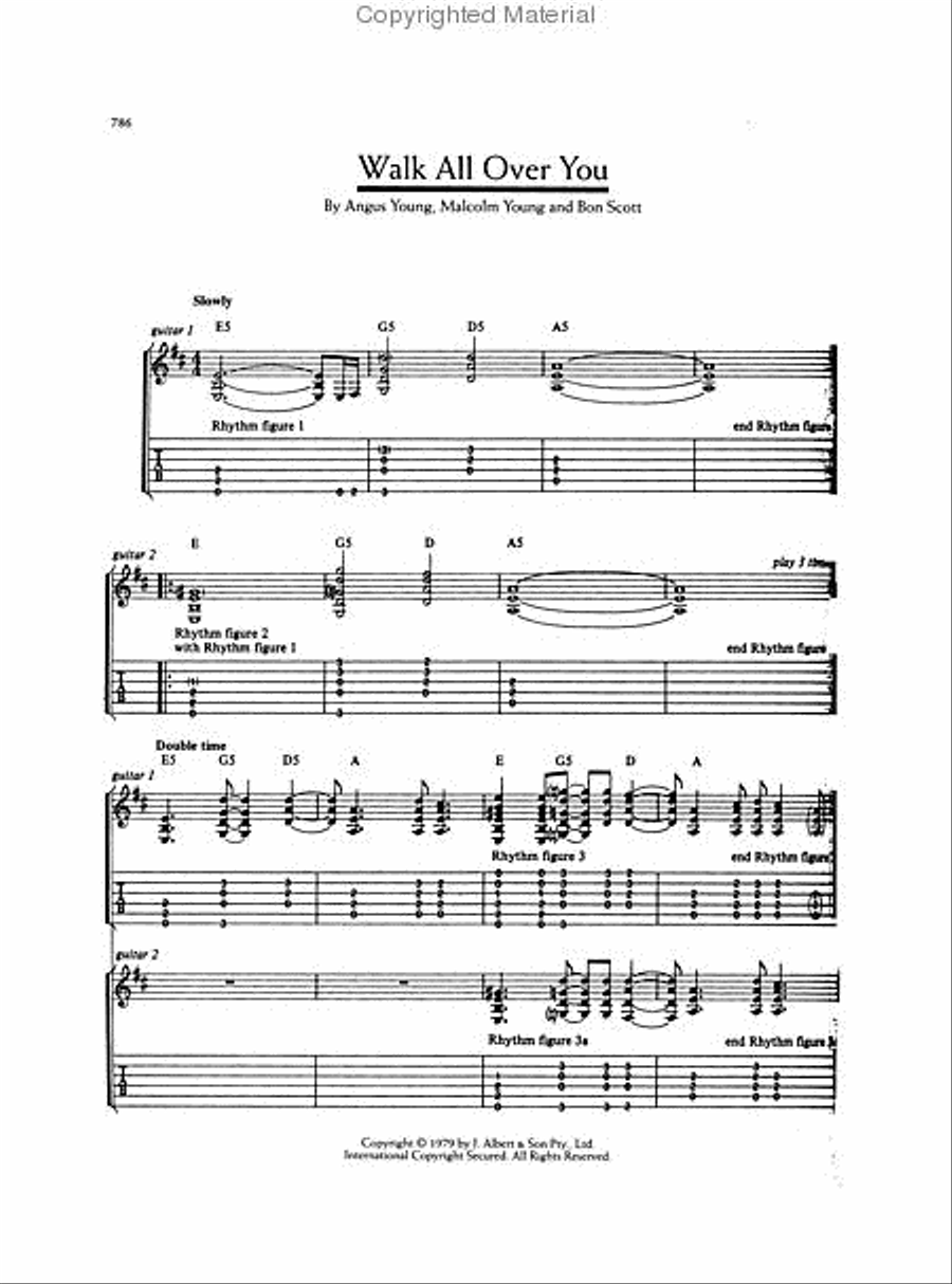 The Definitive AC/DC Songbook Guitar Tablature scores gallery preview page 5