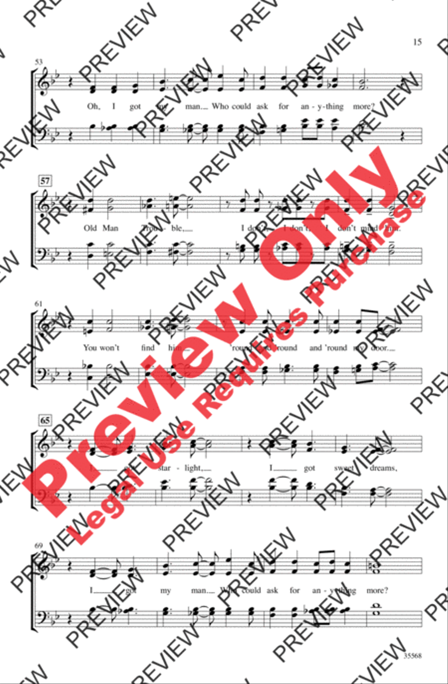 A Gershwin Jazz Trio A Gershwin Jazz Trio 4-Part scores gallery preview page 15