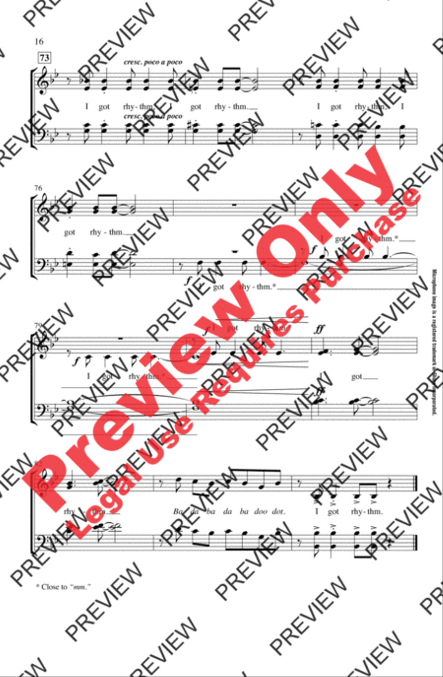 A Gershwin Jazz Trio A Gershwin Jazz Trio 4-Part scores gallery preview page 16