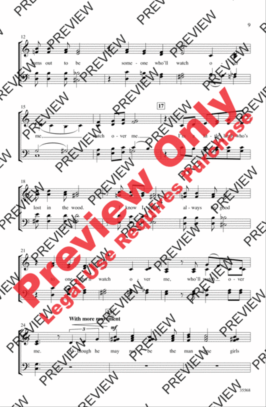A Gershwin Jazz Trio A Gershwin Jazz Trio 4-Part scores gallery preview page 9