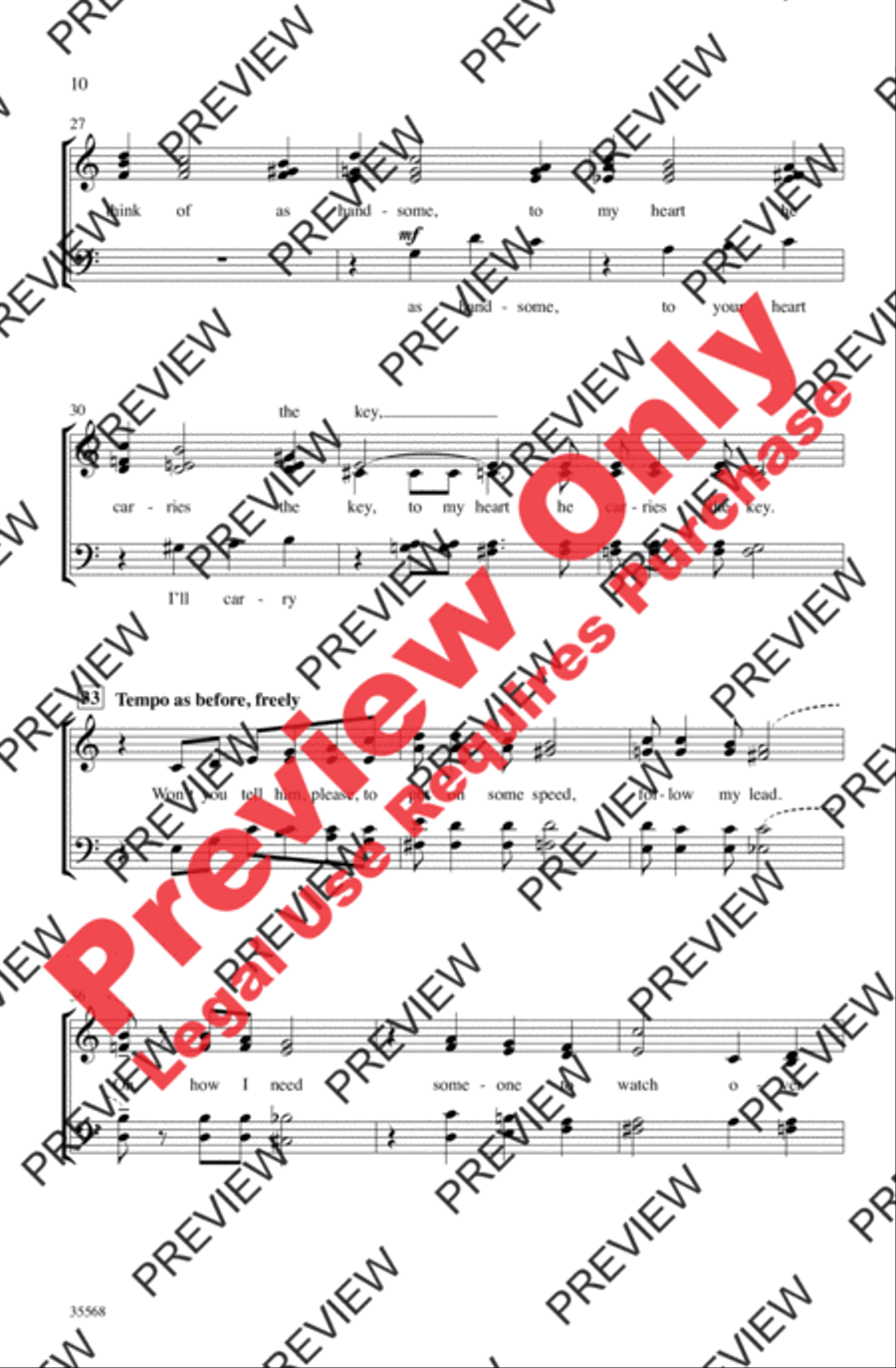 A Gershwin Jazz Trio A Gershwin Jazz Trio 4-Part scores gallery preview page 10