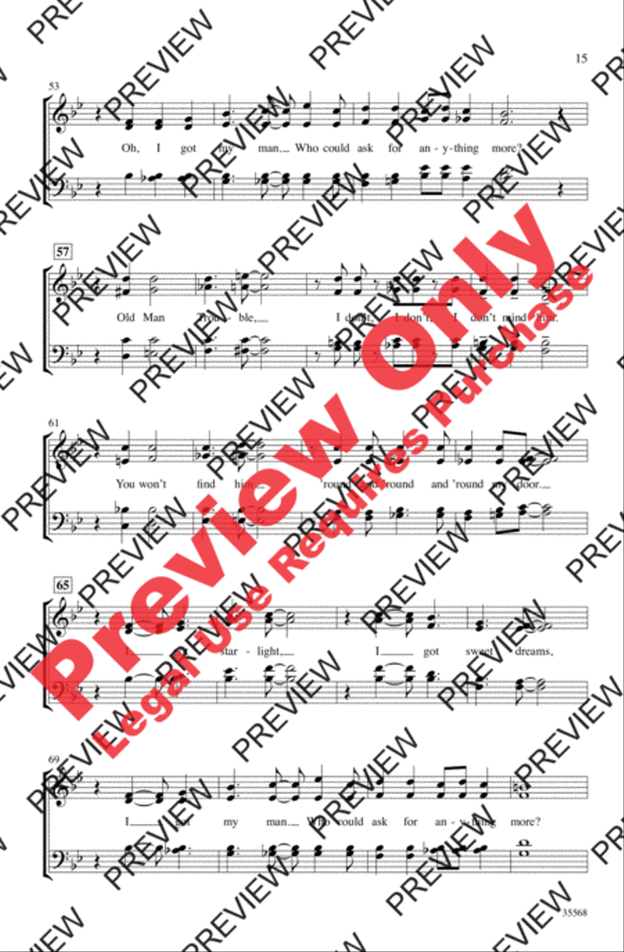 A Gershwin Jazz Trio A Gershwin Jazz Trio 4-Part scores gallery preview page 30