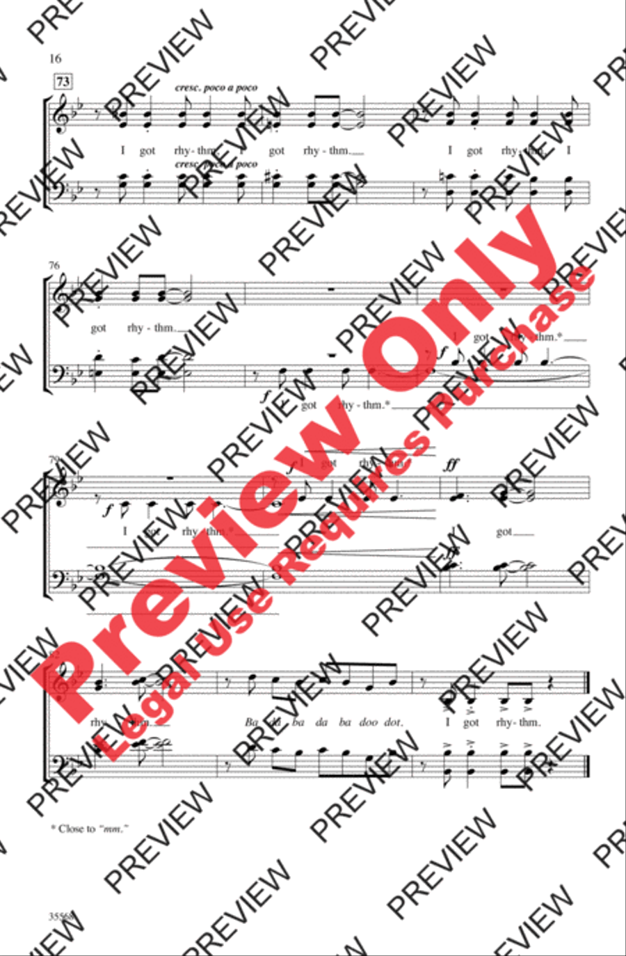 A Gershwin Jazz Trio A Gershwin Jazz Trio 4-Part scores gallery preview page 31
