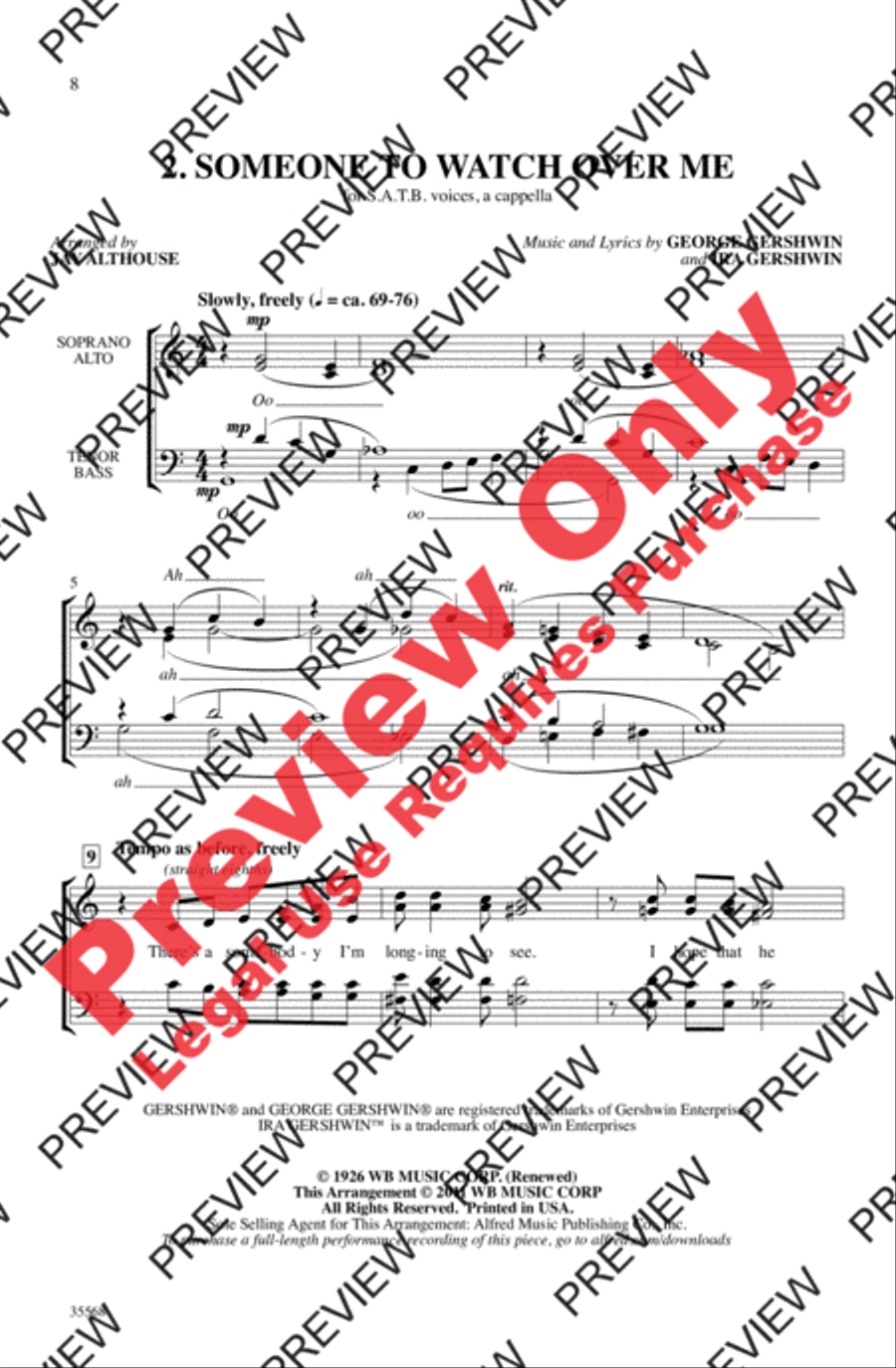 A Gershwin Jazz Trio A Gershwin Jazz Trio 4-Part scores gallery preview page 23