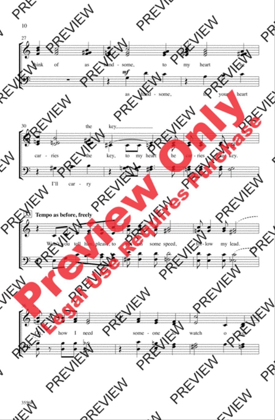 A Gershwin Jazz Trio A Gershwin Jazz Trio 4-Part scores gallery preview page 25