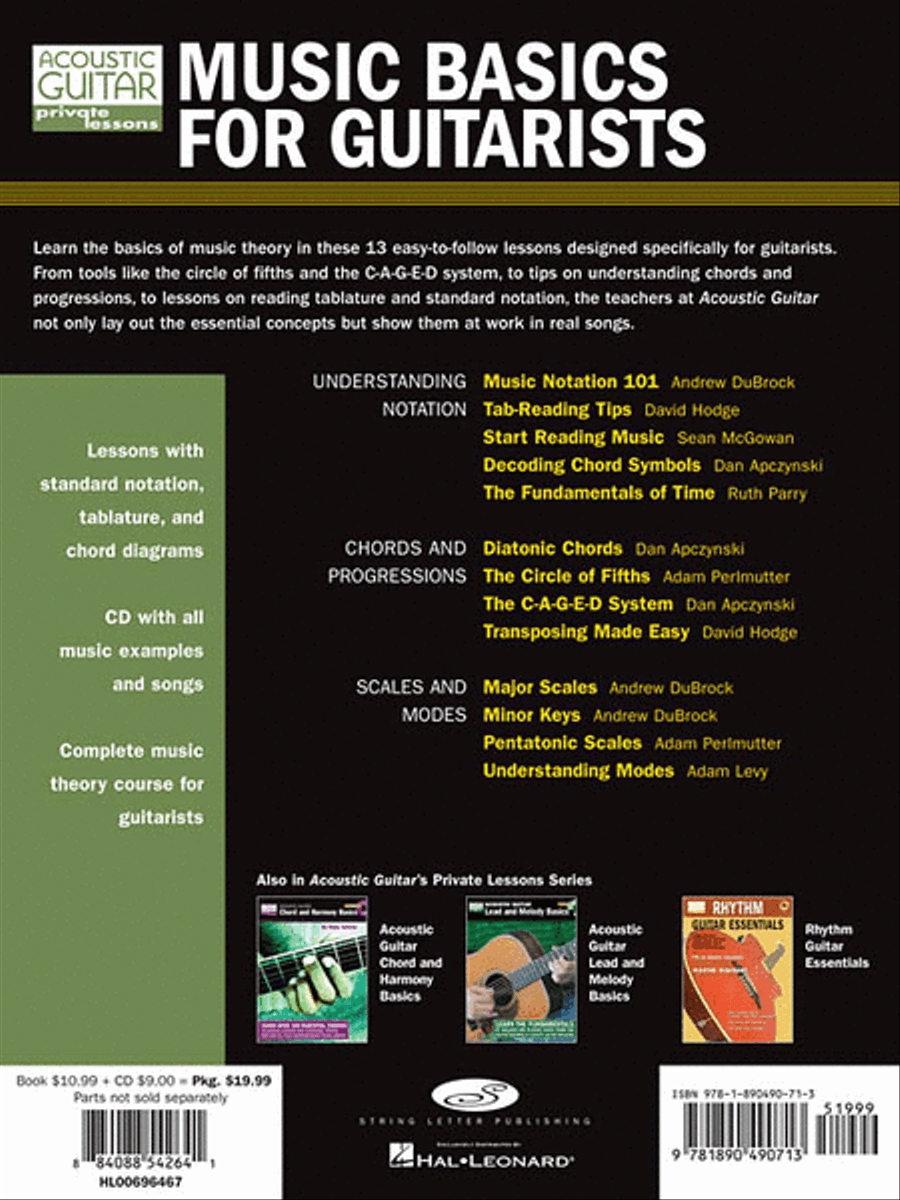 Music Basics for Guitarists Acoustic Guitar scores gallery preview page 2