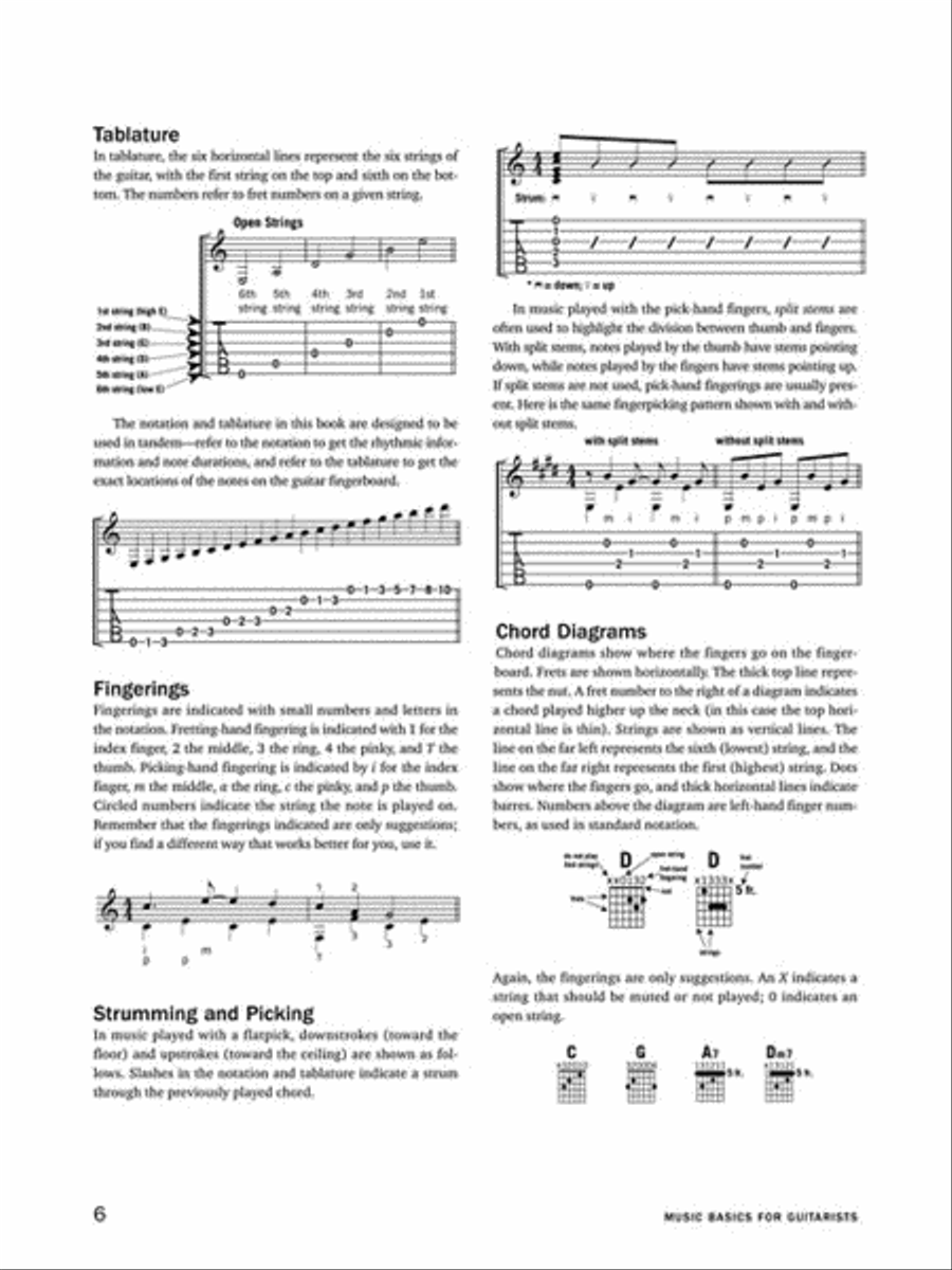 Music Basics for Guitarists Acoustic Guitar scores gallery preview page 3